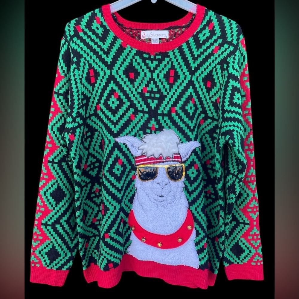 Cool Llama Christmas Sweater